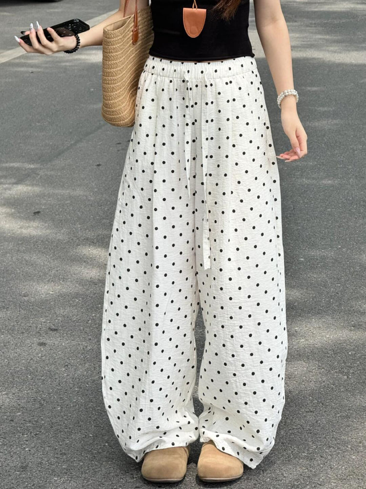 Dot Drift Balloon Pants-ntbhshop