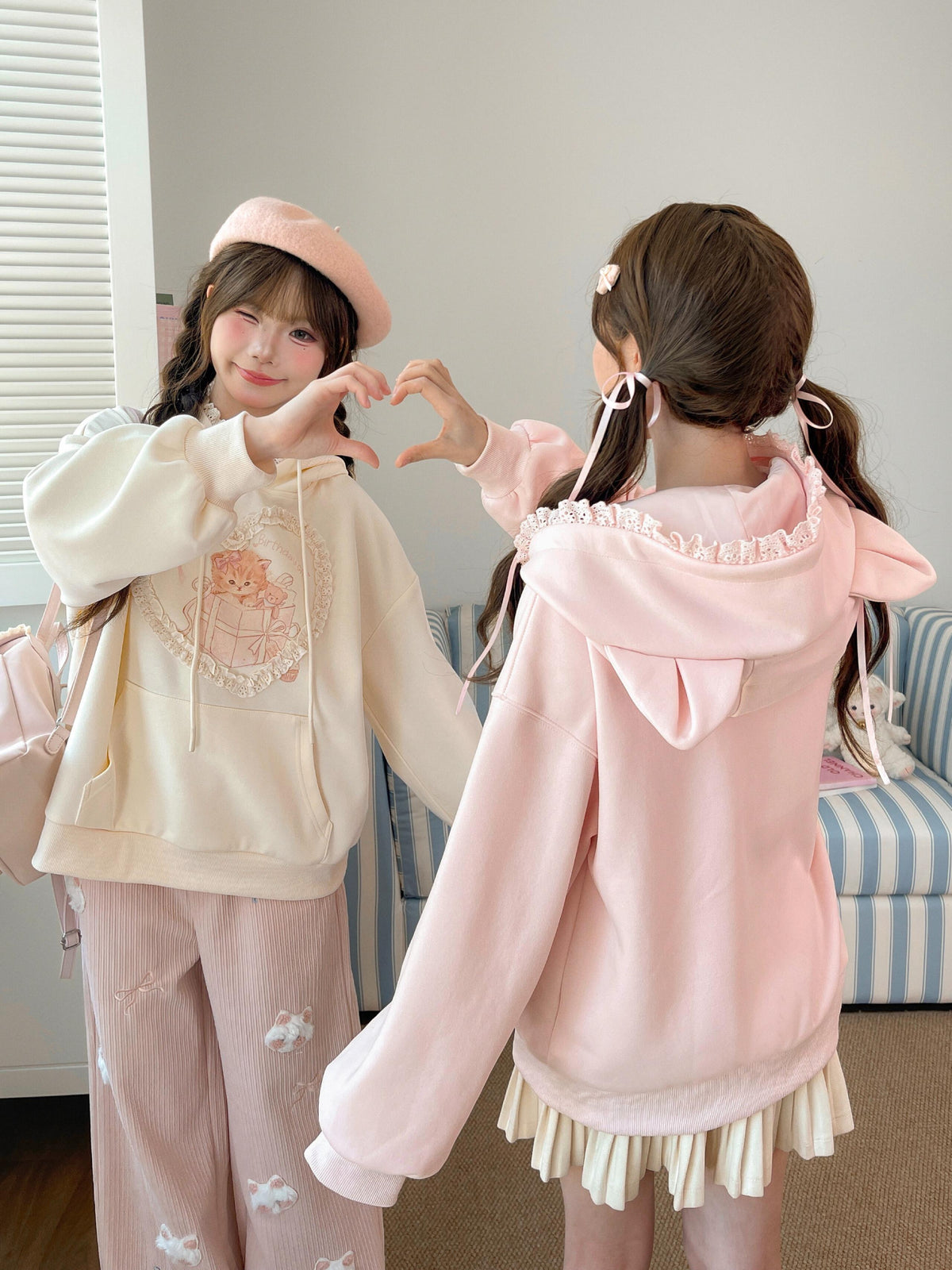 Birthday Kitty Ear Jacket-Outerwear-ntbhshop