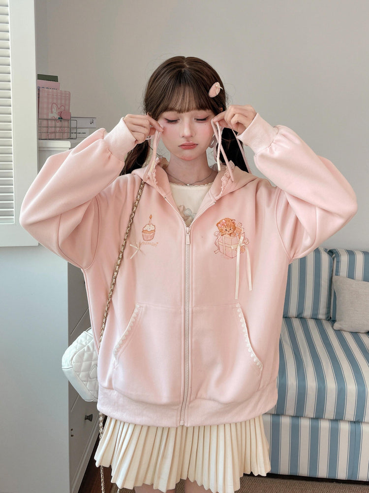 Birthday Kitty Ear Jacket-Outerwear-ntbhshop