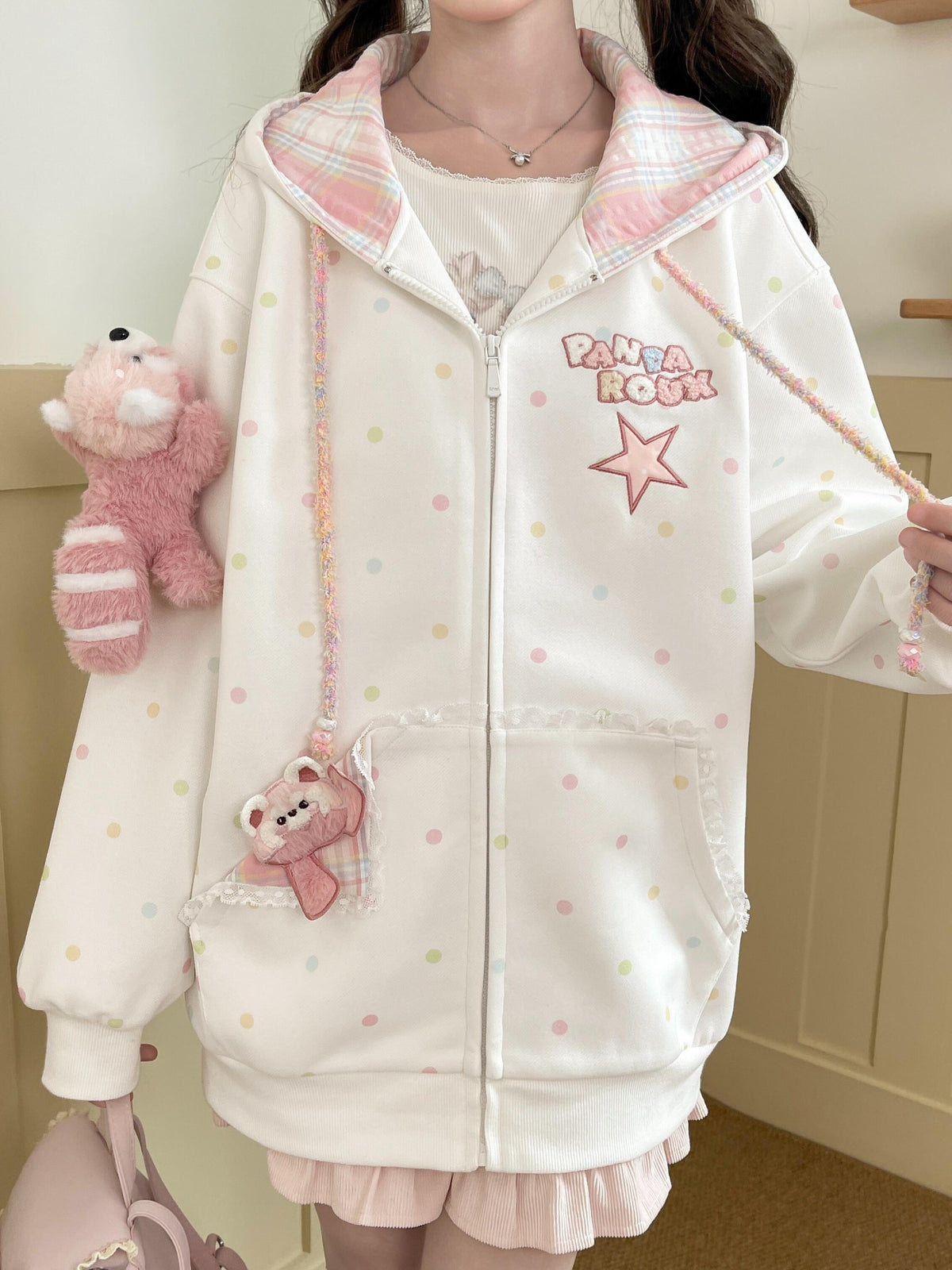 Panda Roux Dottie Jackets-Outerwear-ntbhshop