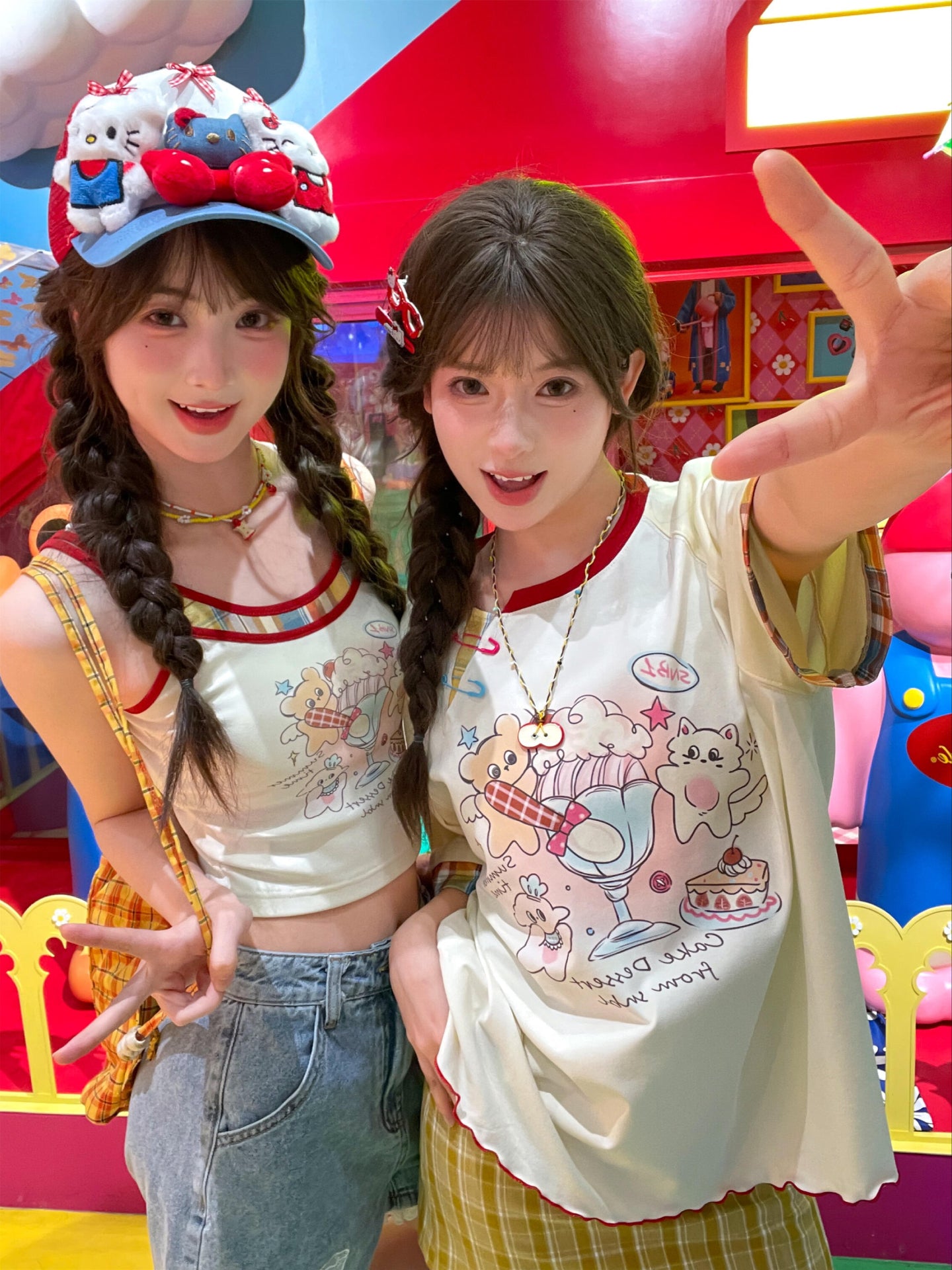 Cake Dessert Party Cotton Tee-Tops-ntbhshop