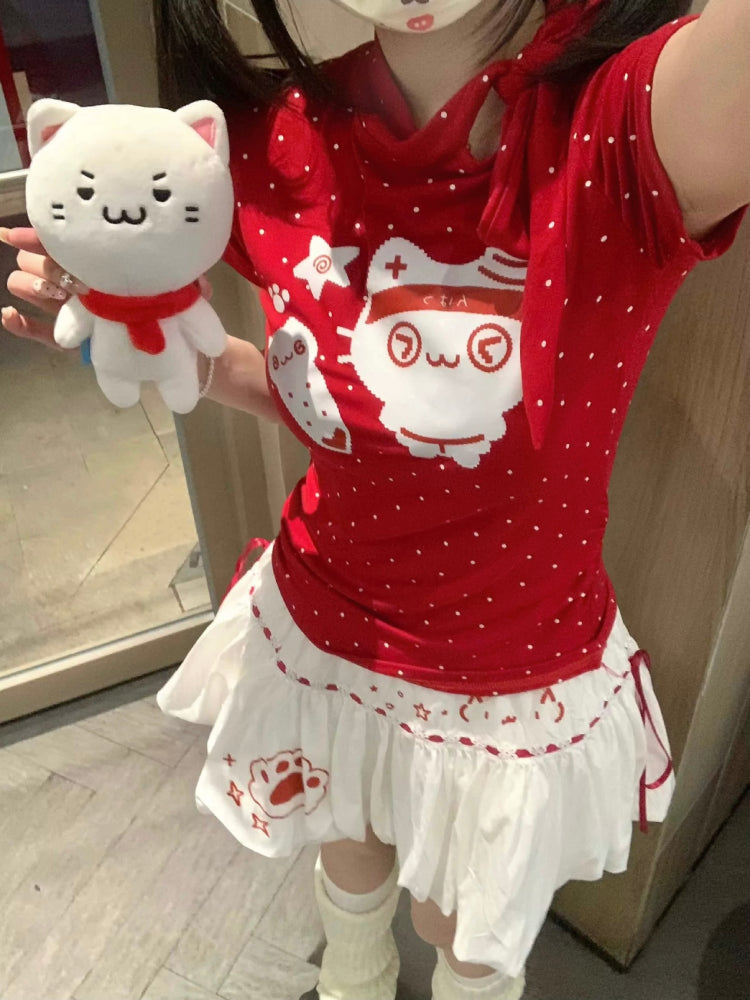 Pixie Meow Bubble Skirt-Sets-ntbhshop