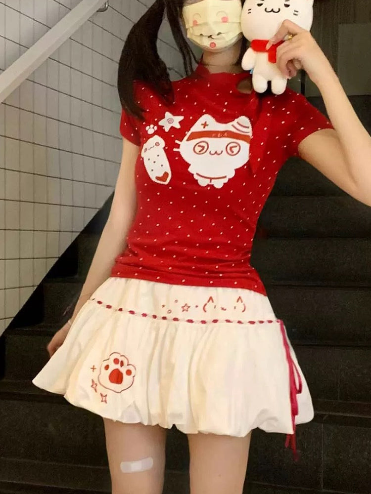 Pixie Meow Bubble Skirt-Sets-ntbhshop