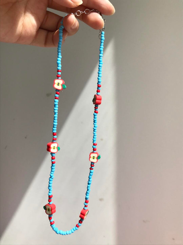 Fruit Pop Star Beaded Necklaces-ntbhshop