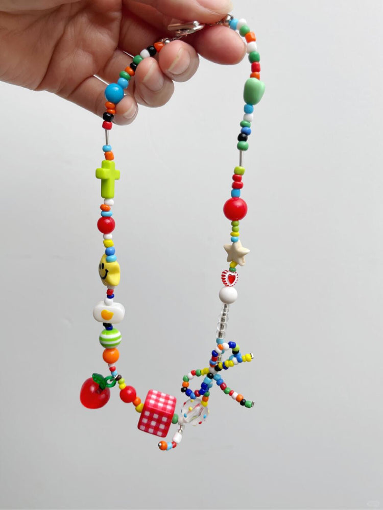 Apple Paradise Beaded Bracelet & Necklace-ntbhshop