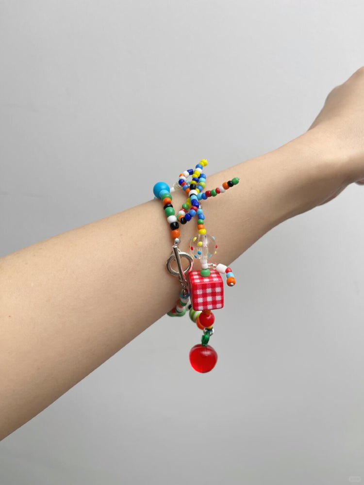 Apple Paradise Beaded Bracelet & Necklace-ntbhshop