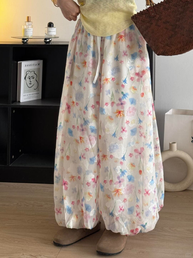 Garden Bloom Bubble Pants-ntbhshop