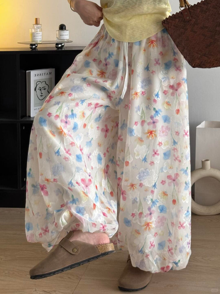 Garden Bloom Bubble Pants-ntbhshop