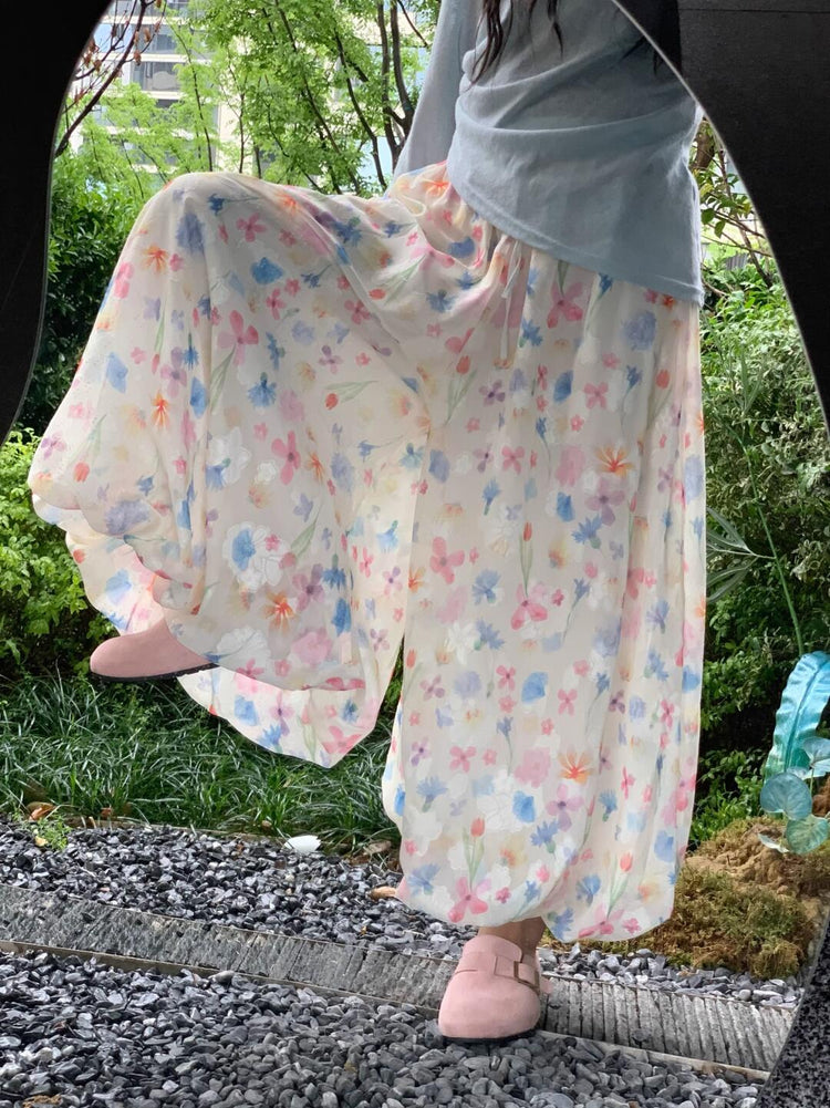 Garden Bloom Bubble Pants-ntbhshop