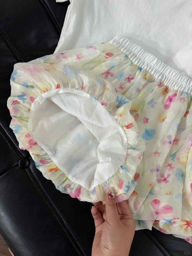 Garden Bloom Bubble Shorts-ntbhshop