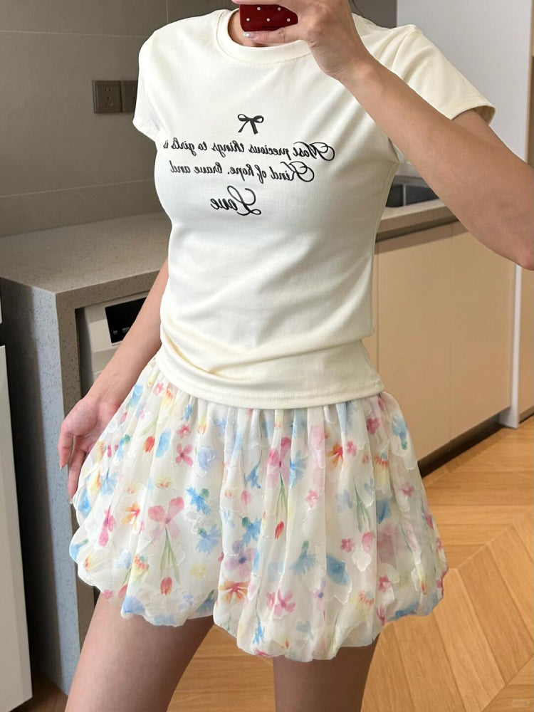 Garden Bloom Bubble Shorts-ntbhshop