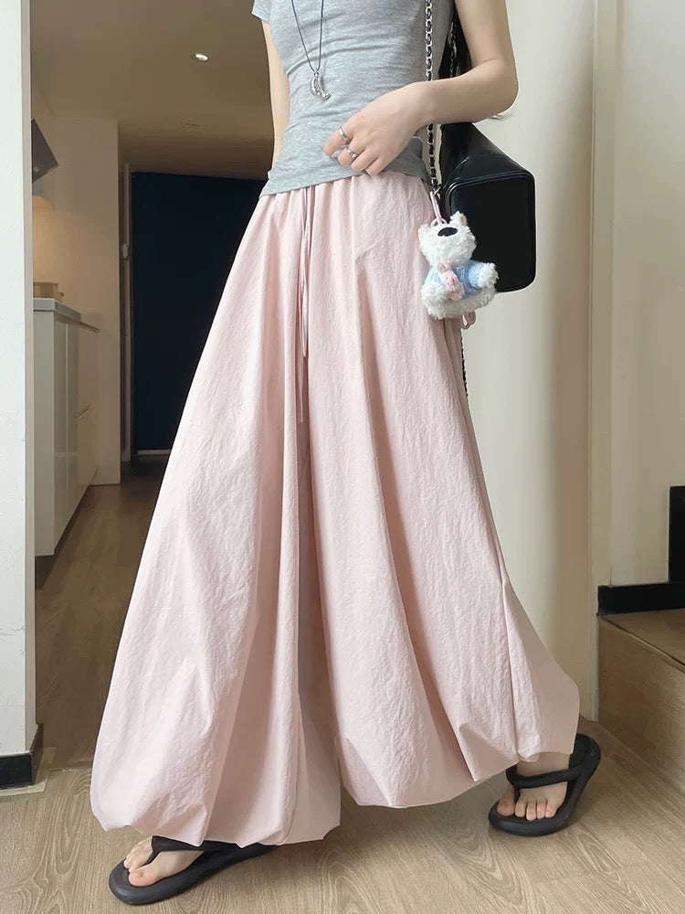 Pastel Bloom Puffy Bubble Pants-ntbhshop