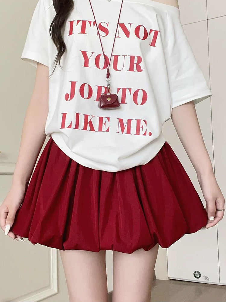 Pastel Bloom Puffy Skorts-ntbhshop