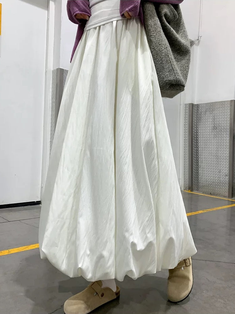 Pastel Bloom Puffy Bubble Skirts-ntbhshop