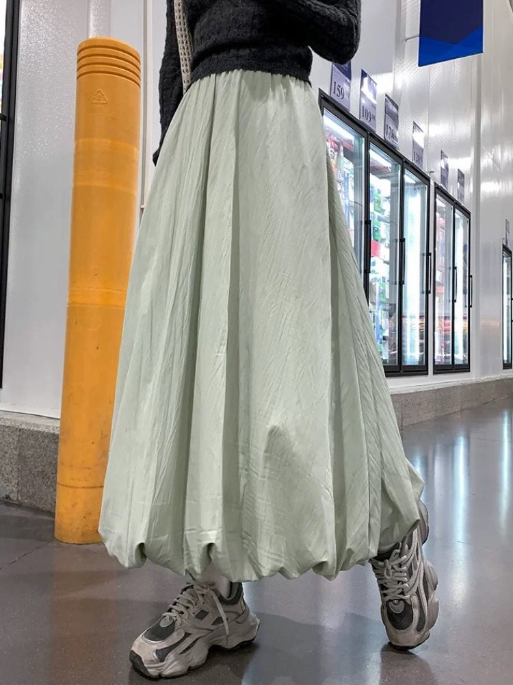 Pastel Bloom Puffy Bubble Skirts-ntbhshop