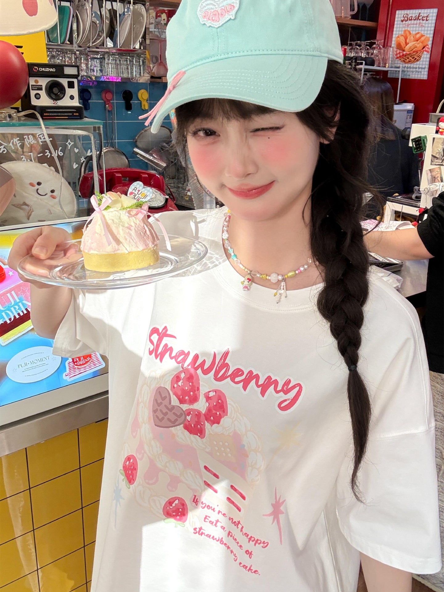 Berry Cake Graphic Tees-Tops-ntbhshop
