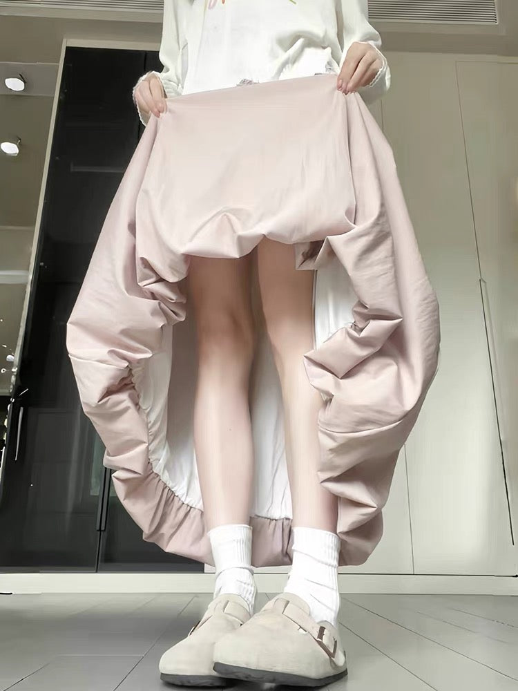 Pastel Bloom Puffy Bubble Skirts-ntbhshop