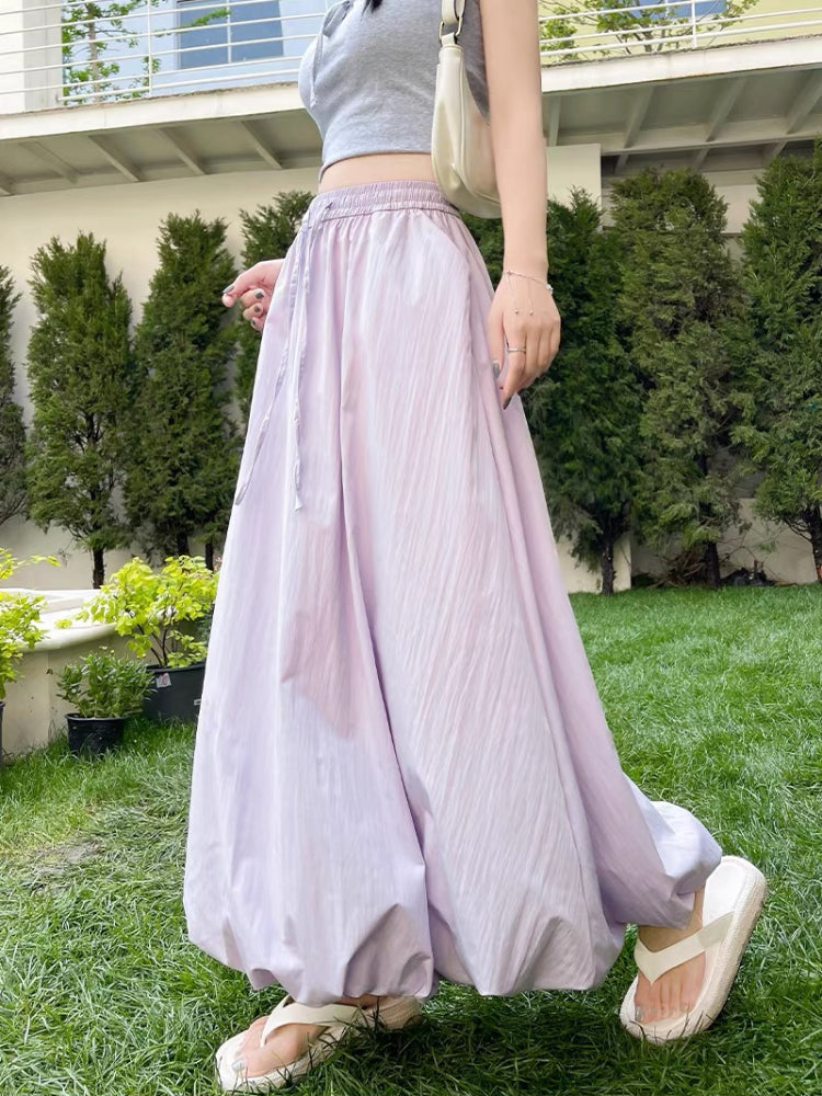 Pastel Bloom Puffy Bubble Skirts-ntbhshop