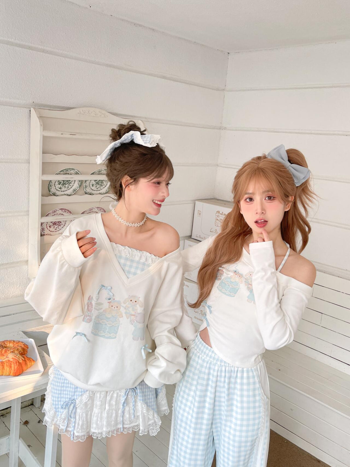 Milk Lamb Halter Tee-Tops-ntbhshop