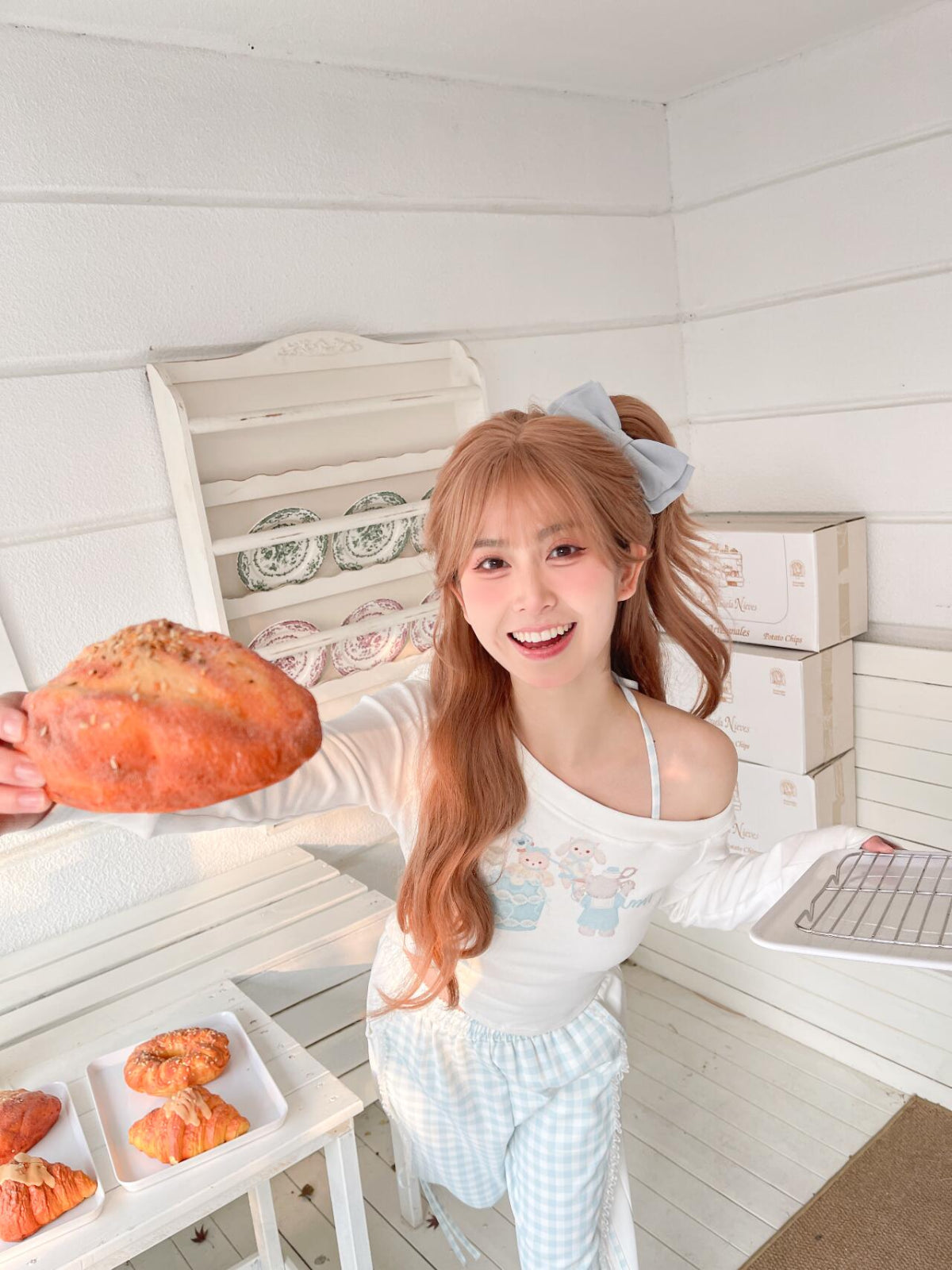 Milk Lamb Halter Tee-Tops-ntbhshop