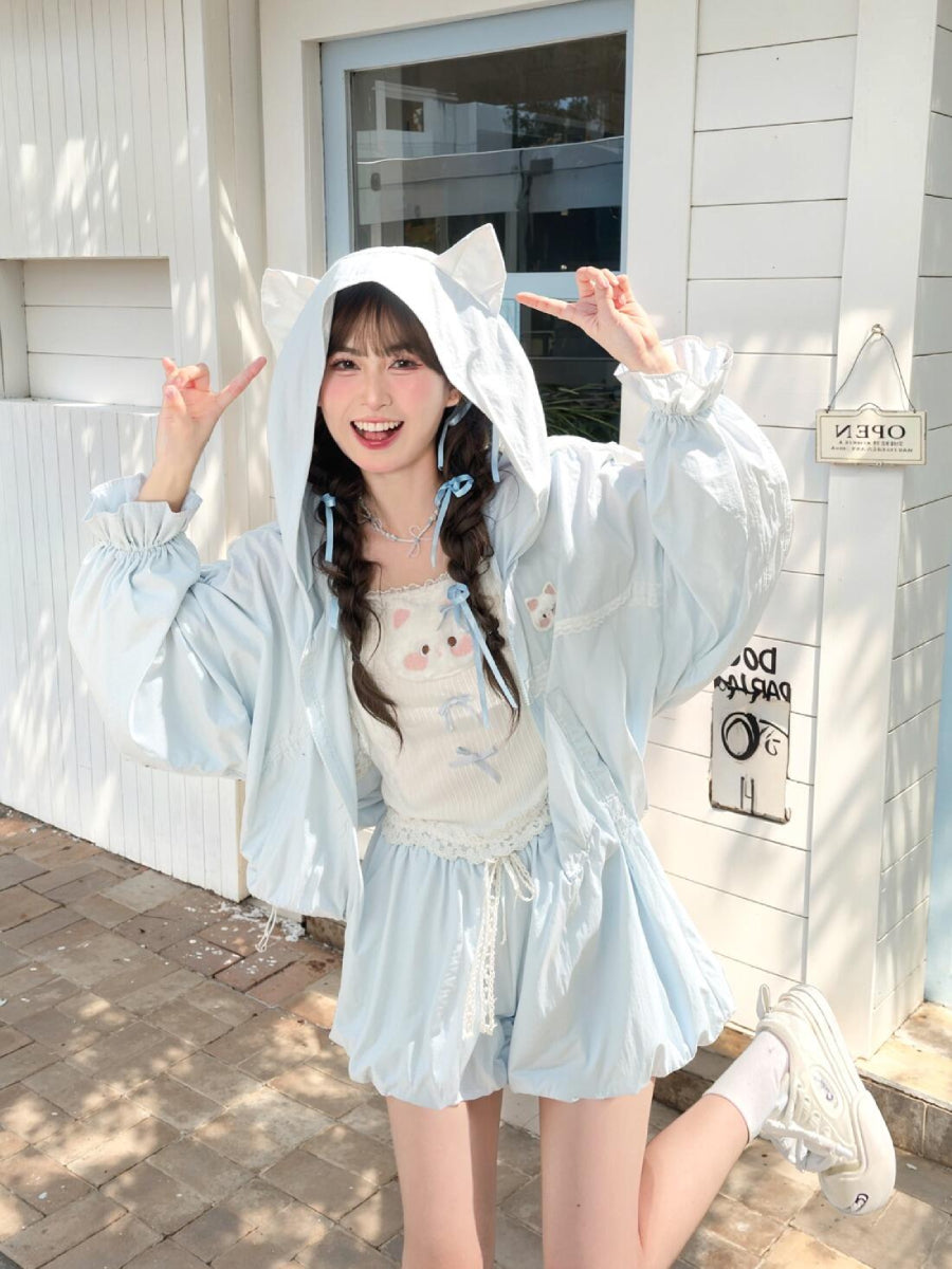 Cloud Kitten Sun Jacket-Outerwear-ntbhshop