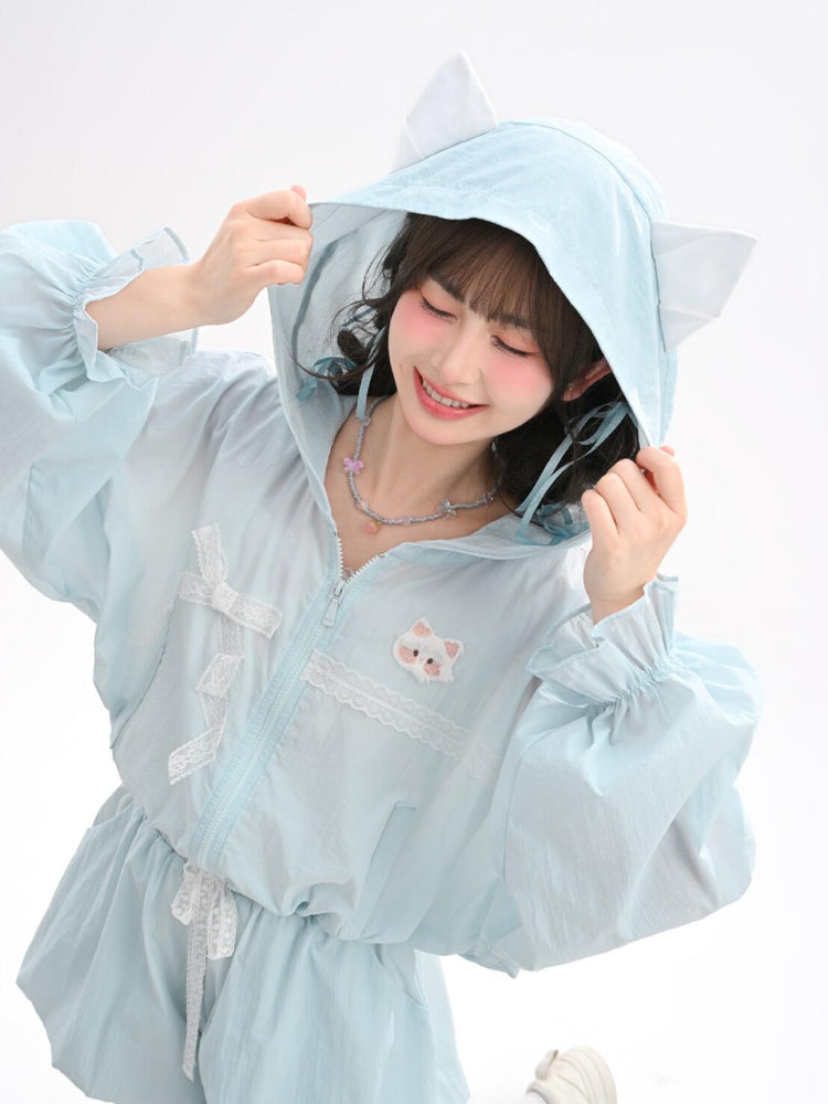 Cloud Kitten Sun Jacket-Outerwear-ntbhshop