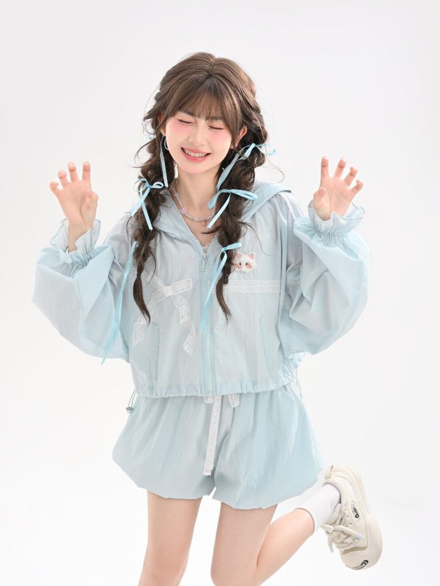 Cloud Kitten Sun Jacket-Outerwear-ntbhshop