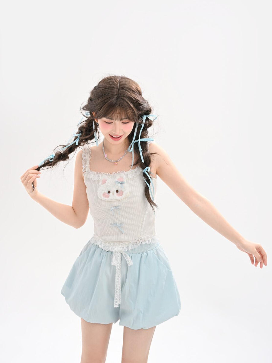 Cloud Puff Bubble Shorts-Bottoms-ntbhshop