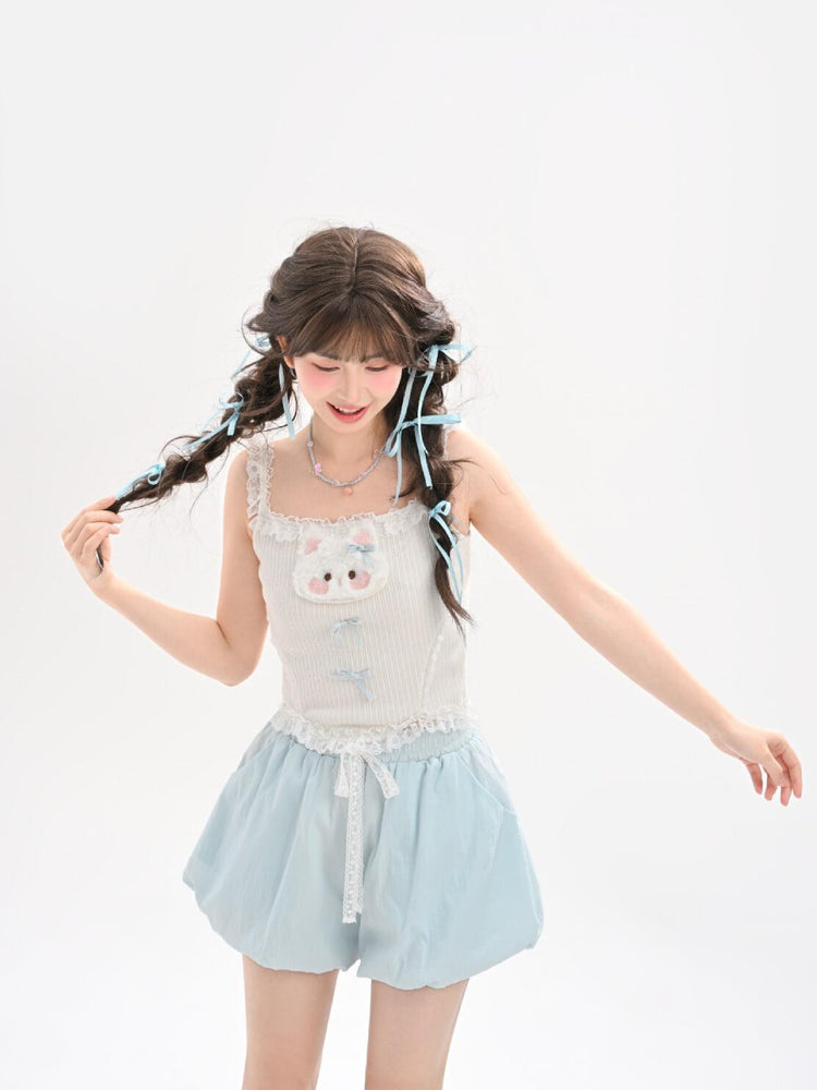 Cloud Puff Bubble Shorts-Bottoms-ntbhshop