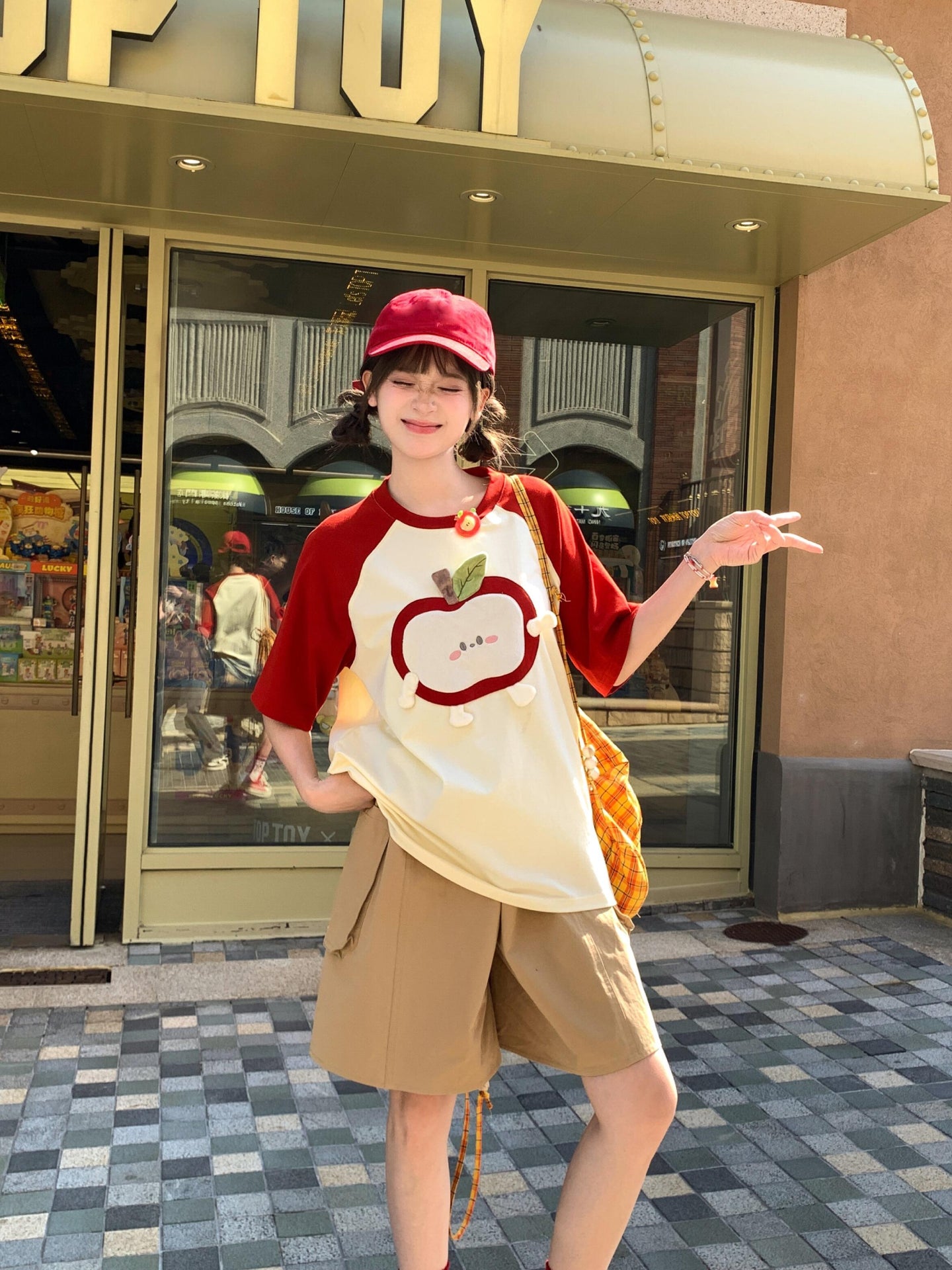 Apple Pop Unisex Tee-Tops-ntbhshop