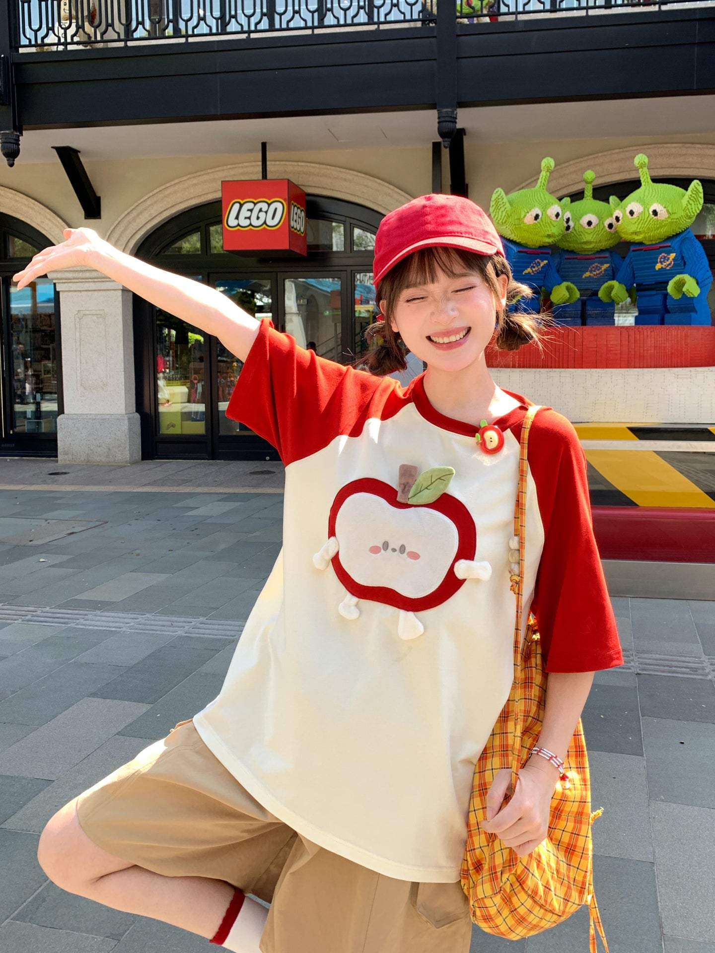 Apple Pop Unisex Tee-Tops-ntbhshop