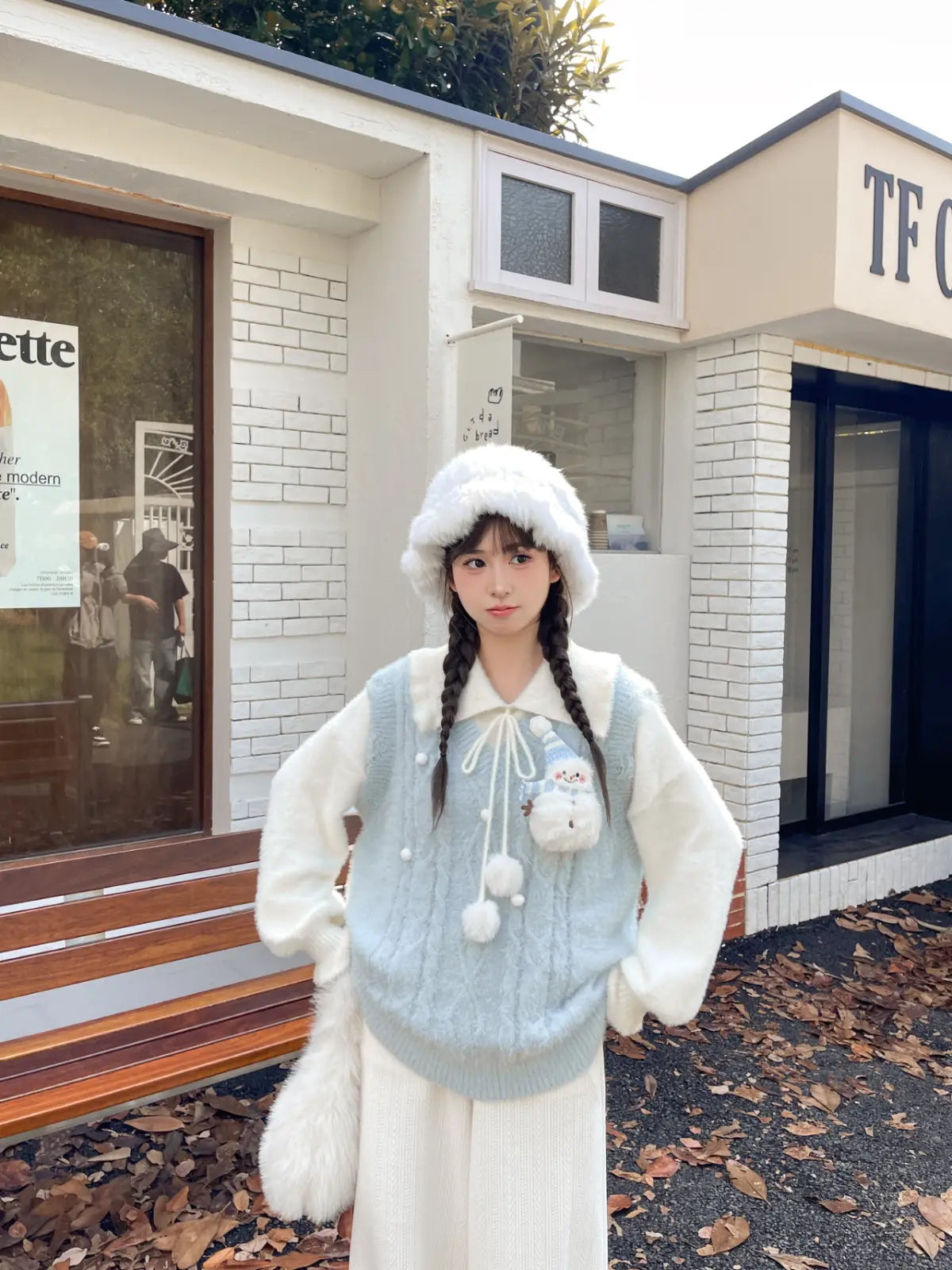 Little Snowman Knit Vest-ntbhshop