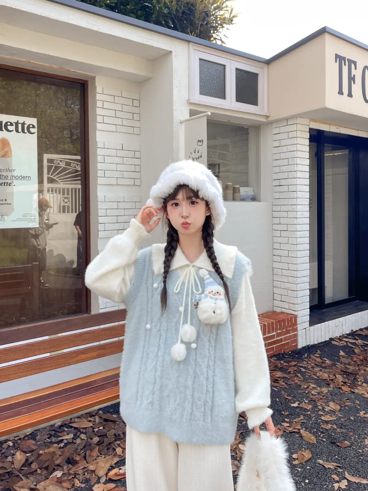 Little Snowman Knit Vest-ntbhshop