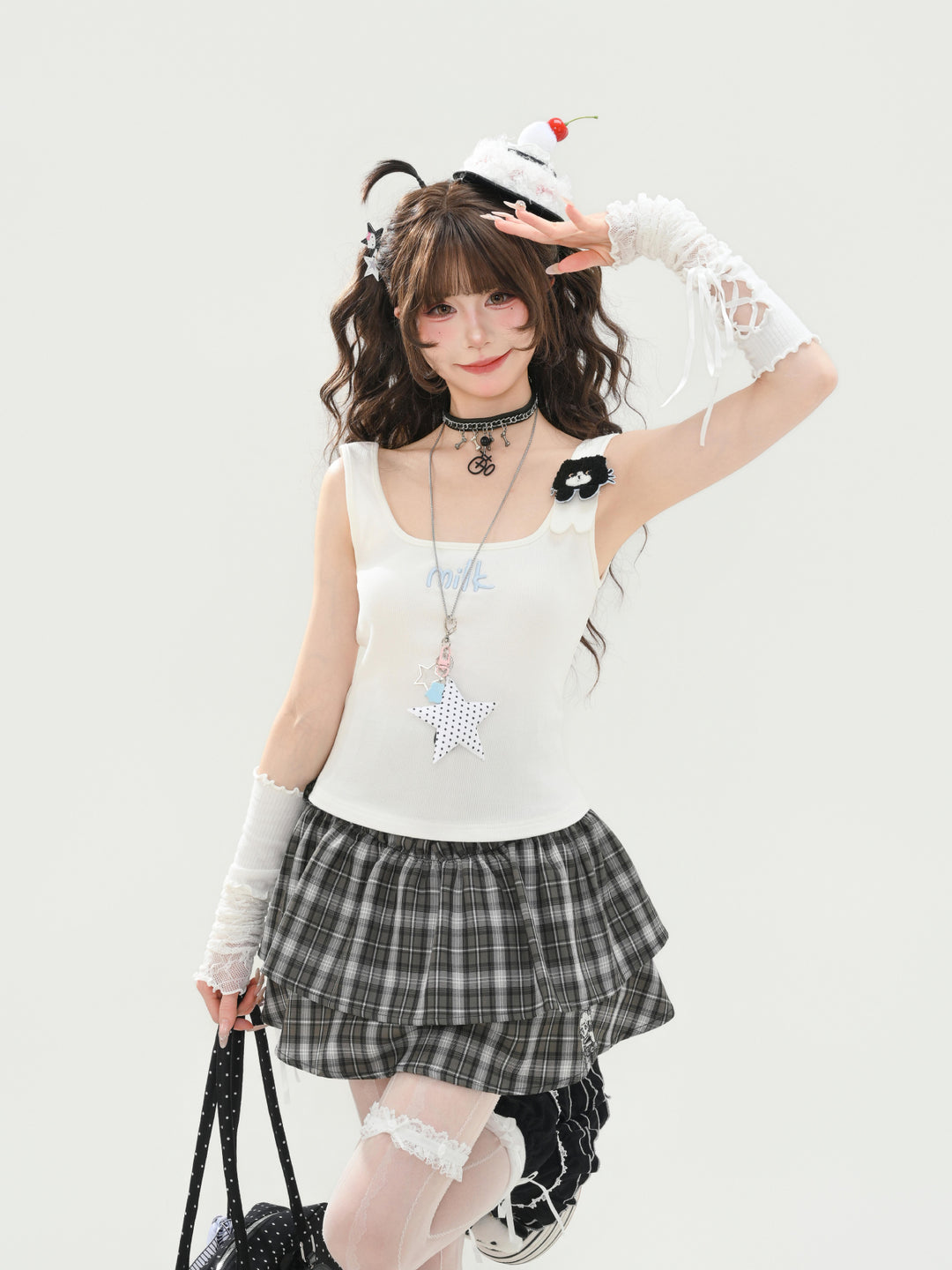 Milk Cat Bra Camisoles-Tops-ntbhshop