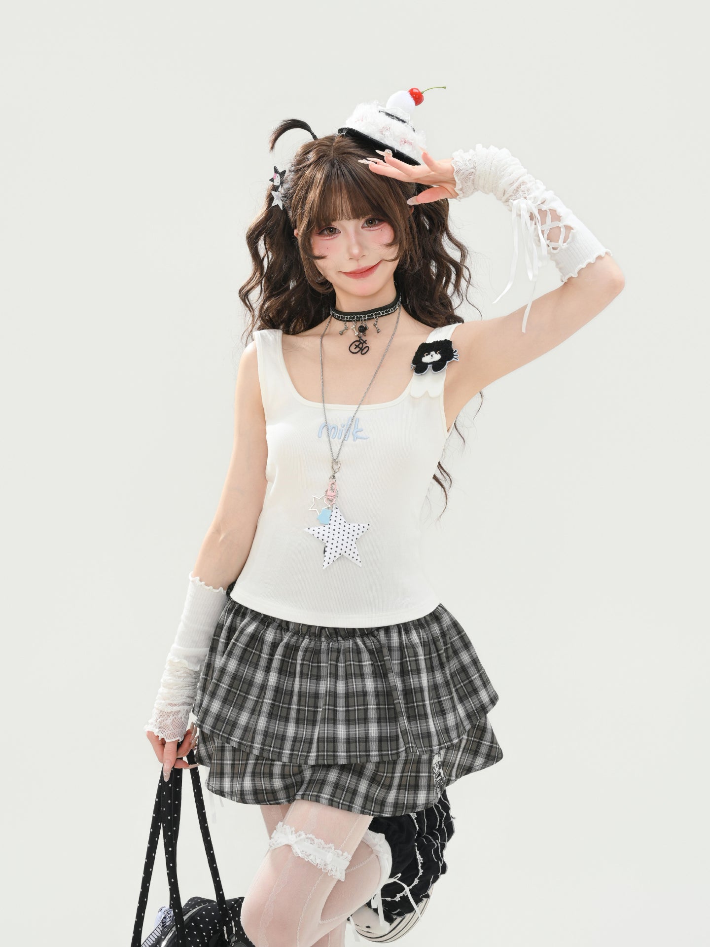 Milk Cat Bra Camisoles-Tops-ntbhshop