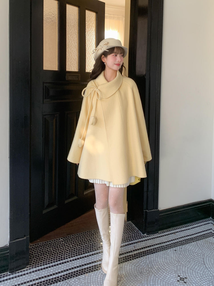Bonbon Tether Wool Coats-Outerwear-ntbhshop