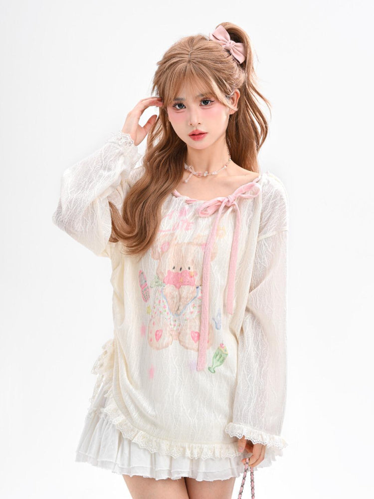 Sugar Bear Slanted Tops-Tops-ntbhshop