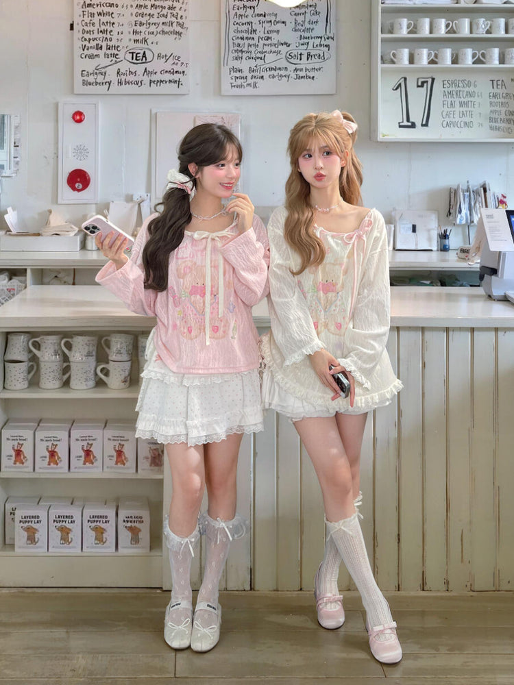 Sugar Bear Slanted Tops-Tops-ntbhshop