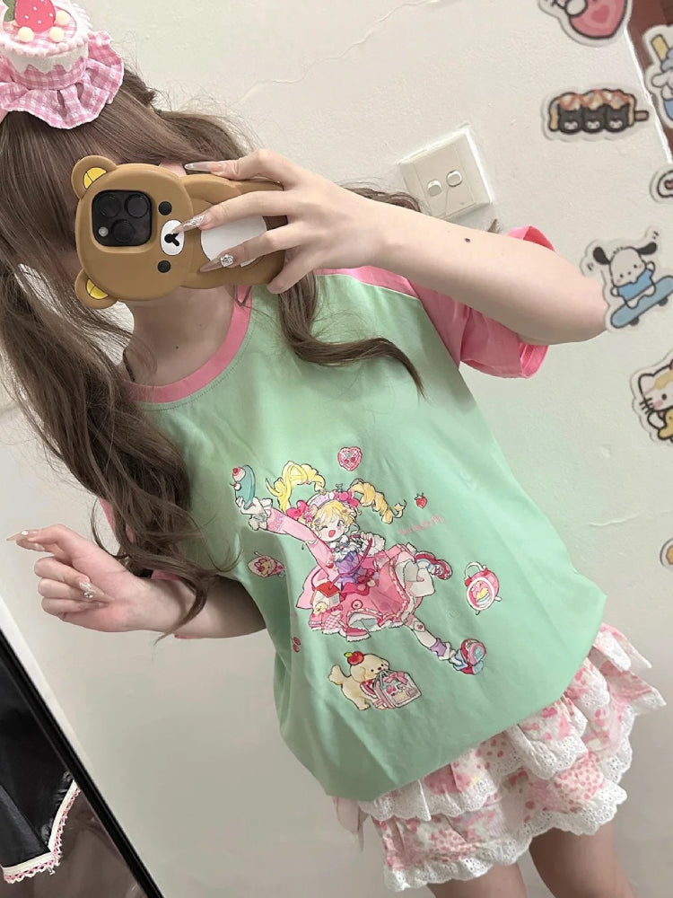 Cherry Whip Layer Cake Skirt-ntbhshop