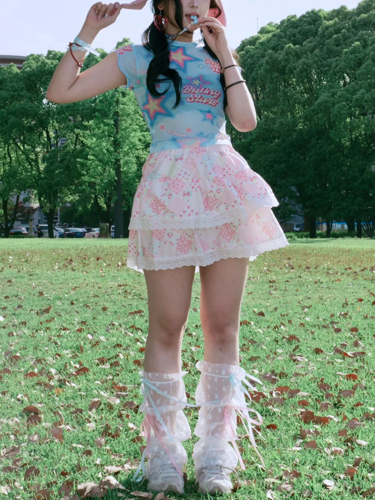 Cherry Whip Layer Cake Skirt-ntbhshop