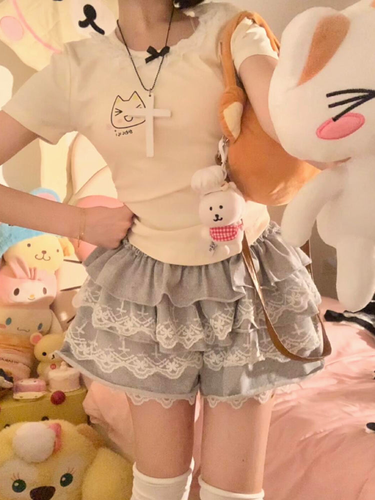 Sugar Lace Layer Cake Skirts-ntbhshop