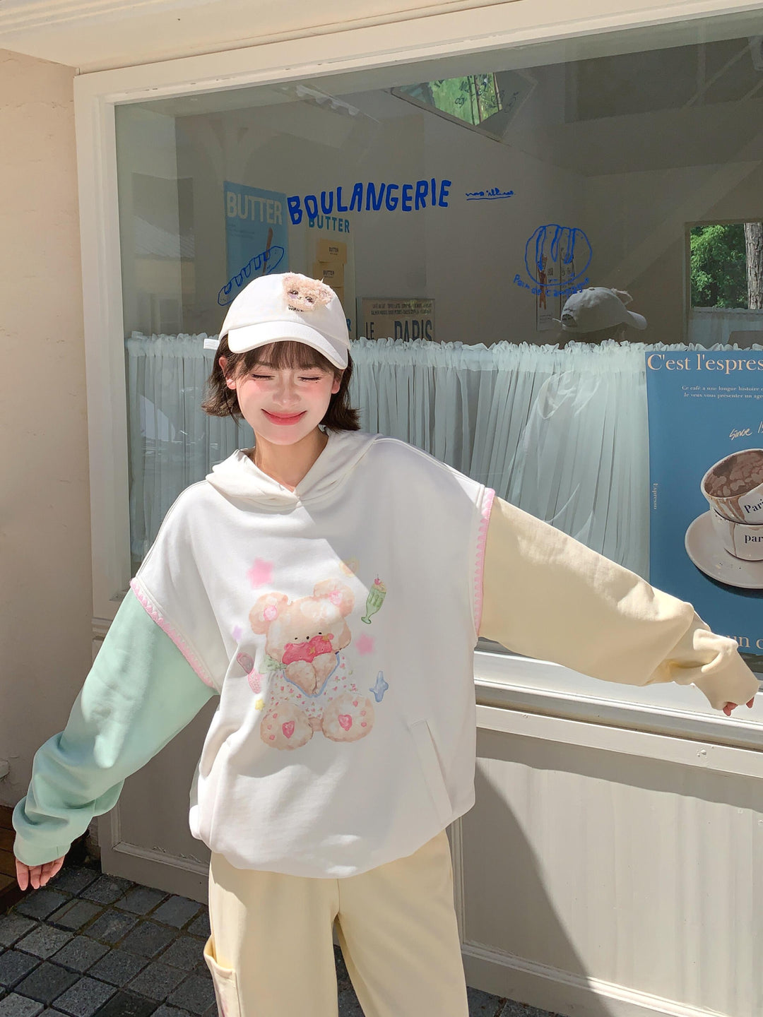 Berry Teddy Sweatshirt, Hoodie & Sweatpants-Sets-ntbhshop