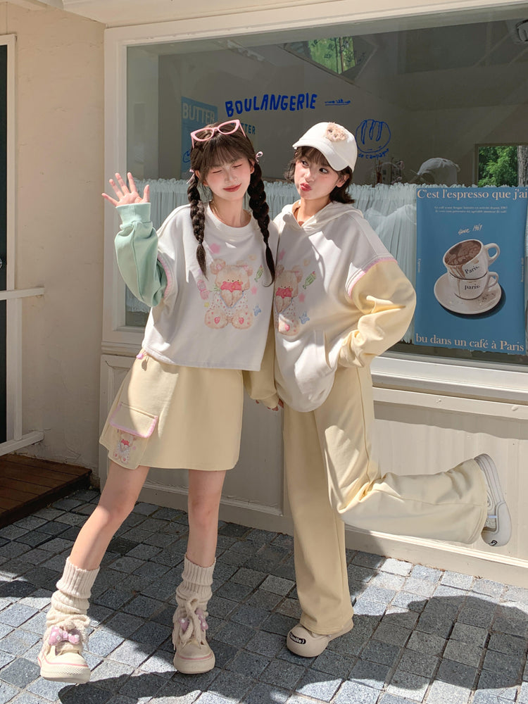 Berry Teddy Sweatshirt, Hoodie & Sweatpants-Sets-ntbhshop