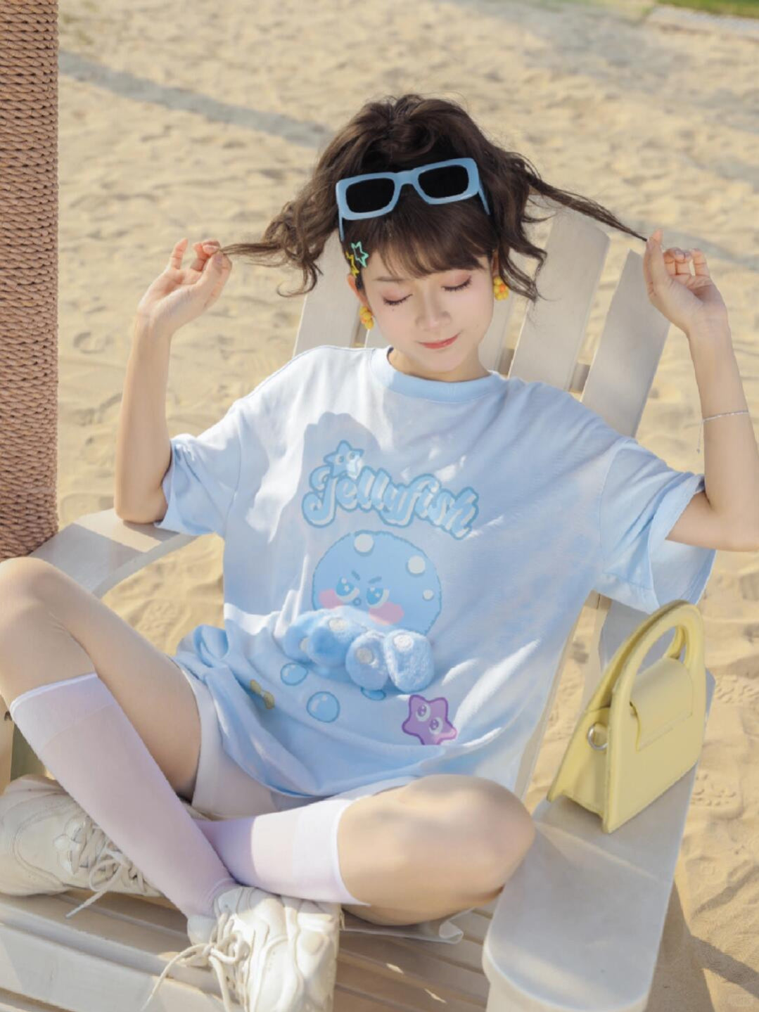 Jellyfish Breeze Crop Top & Tee-Tops-ntbhshop