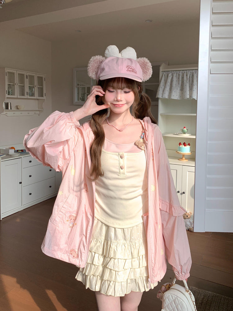 Bakery Bear Petaline Sun Jacket-Outerwear-ntbhshop