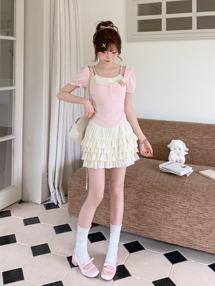 Bakery Bear Layered Tops-Tops-ntbhshop