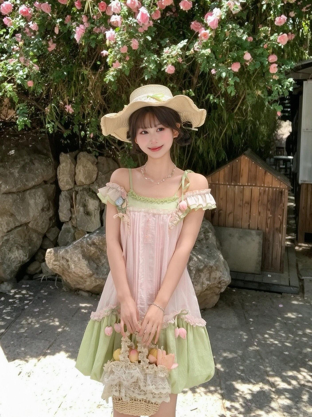 Tulip Bloom Bubble Dress-Dresses-ntbhshop