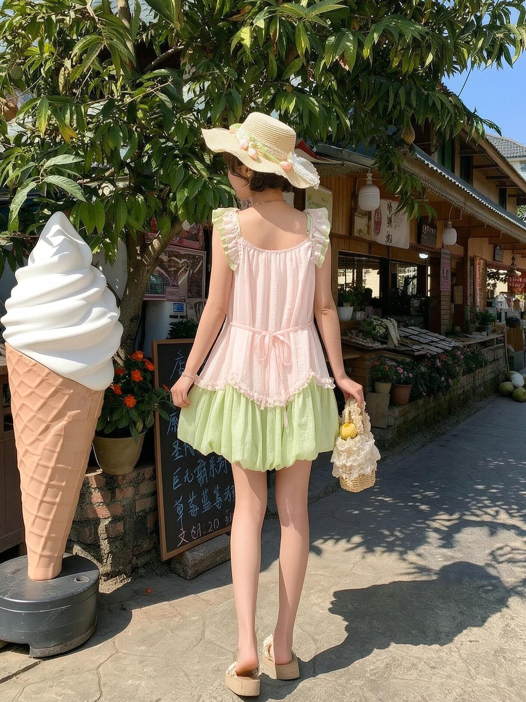 Tulip Bloom Bubble Dress-Dresses-ntbhshop