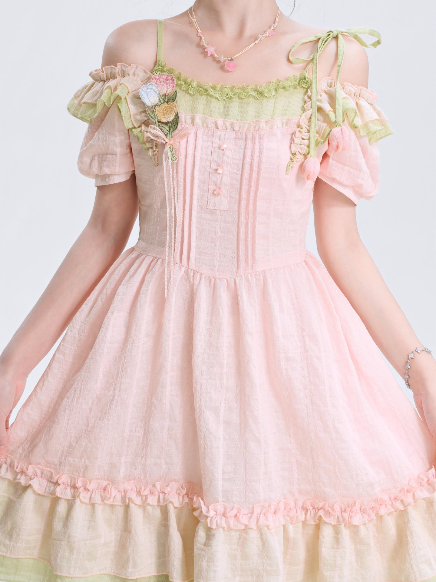 Tulip Bloom Puff Dresses-Dresses-ntbhshop