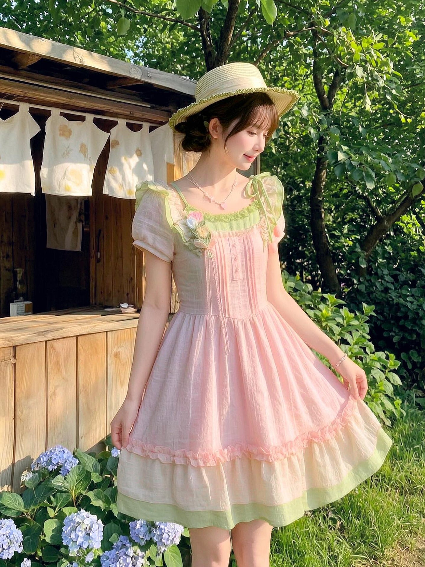 Tulip Bloom Ruffle Dresses-Dresses-ntbhshop